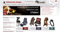 Desktop Screenshot of elektricke-obojky.cz