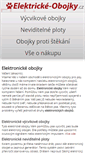 Mobile Screenshot of elektricke-obojky.cz